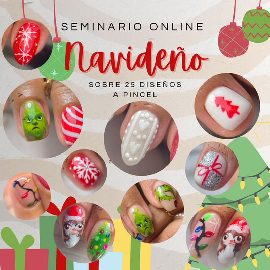 Nail Art Navideño ONLINE 2023